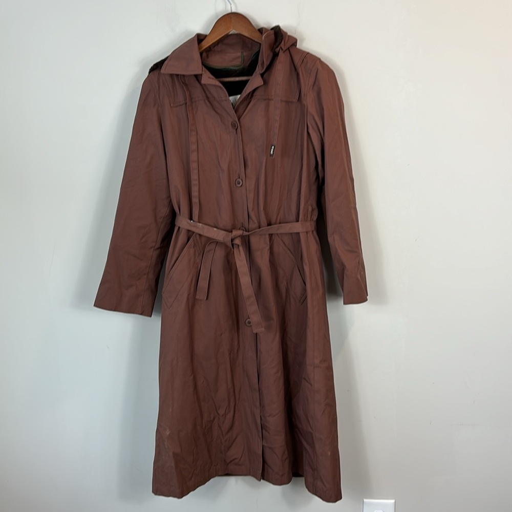 London Fog Brown Trench Coat